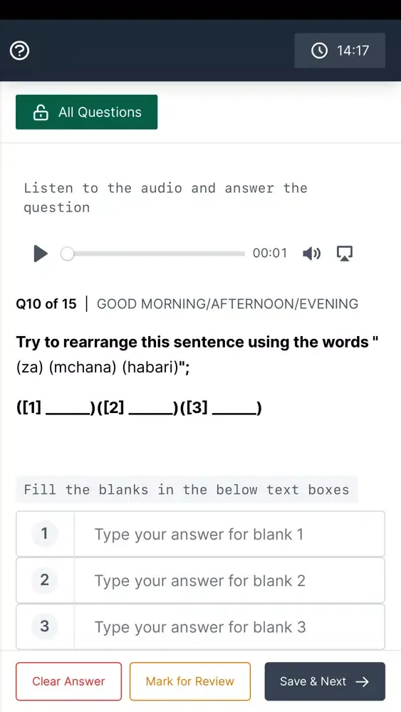 Learn Swahili by MSTCDC应用截图