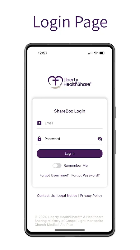 Liberty HealthShare Screenshots