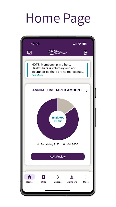 Liberty HealthShare Screenshots