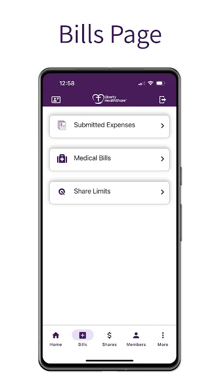 Liberty HealthShare Screenshots