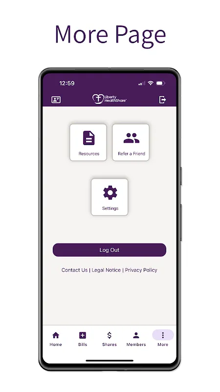 Liberty HealthShare Screenshots