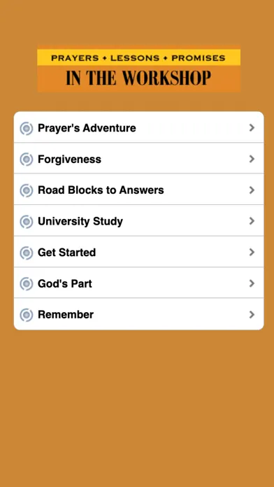Prayer Workshop应用截图