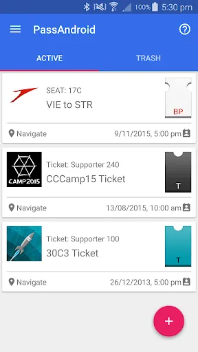PassAndroid Passbook viewer Ekran Görüntüleri