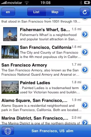 WikiAround應用截圖