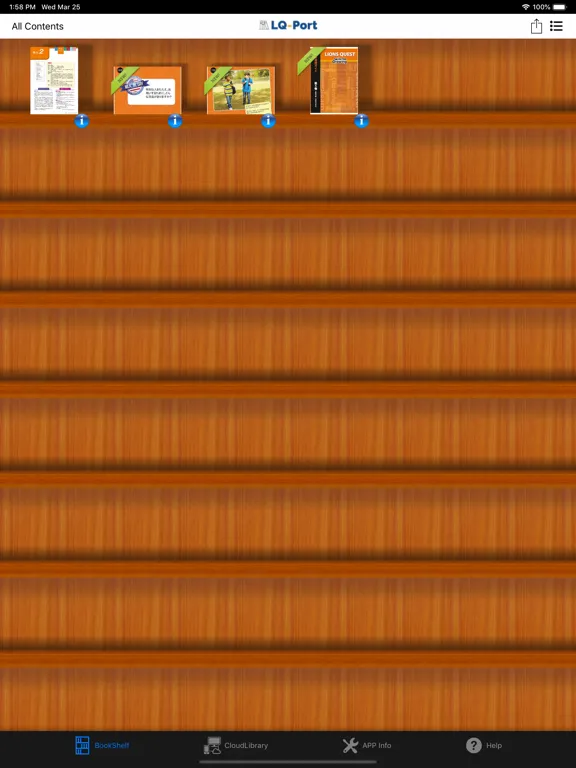 LQ-Port Library iPad  سکرین شاٹس