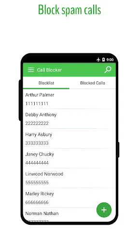 Phone Call Blocker - Blacklist Screenshots