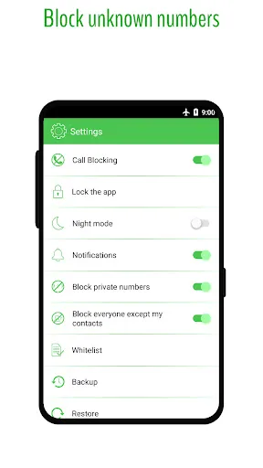 Phone Call Blocker - Blacklist Screenshots