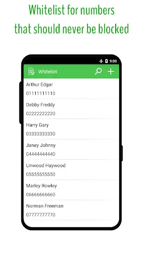 Phone Call Blocker - Blacklist Screenshots