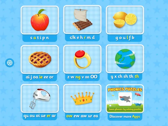 Ảnh chụp màn hình của Phonics Flashcards Premium iPad 