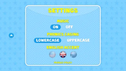 Phonics Flashcards Screenshots