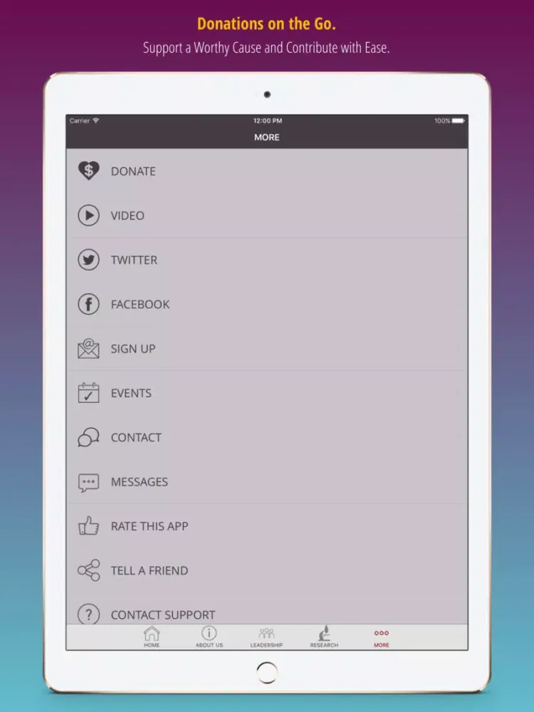 La Jolla Institute iPad  Ekran Görüntüleri