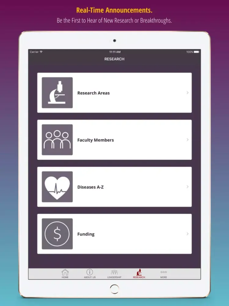 La Jolla Institute iPad  Ekran Görüntüleri