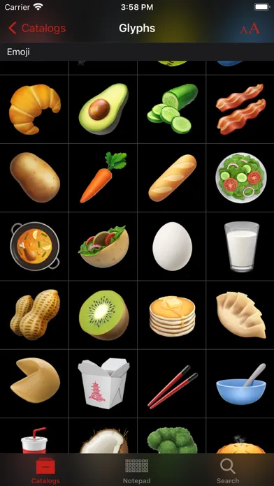 Unicode Pad Pro with keyboards سکرین شاٹس