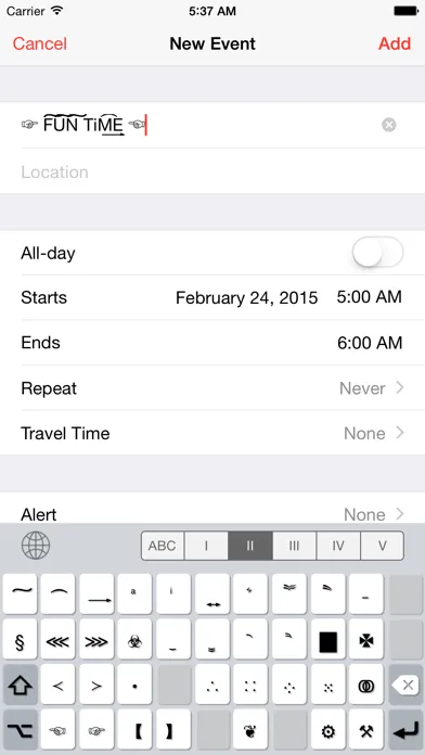 Unicode Pad Pro with keyboards سکرین شاٹس