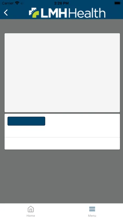 LMH Health My Patient Portal Ekran Görüntüleri