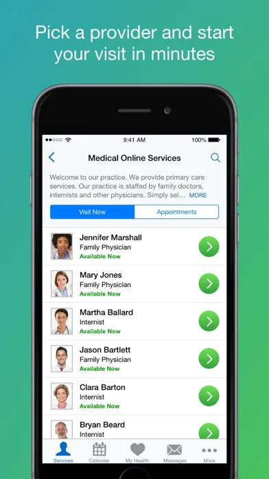 Скриншоты LMH Health TeleCare