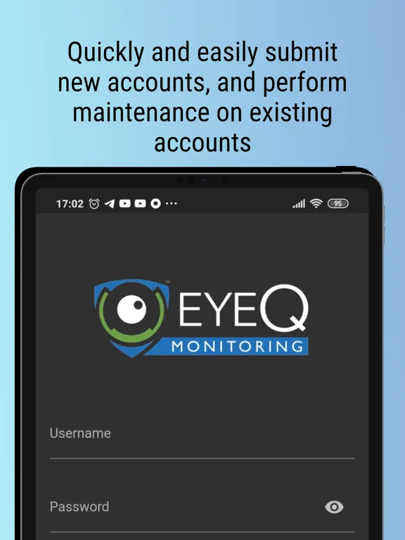 EyeQ X iPad  스크린샷