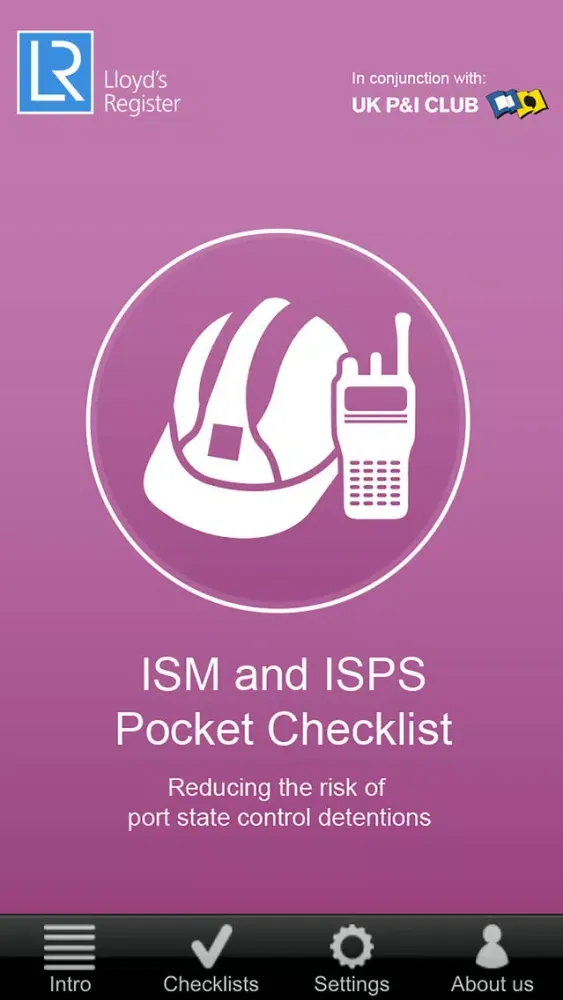 تصاویر ISM & ISPS Pocket Checklist