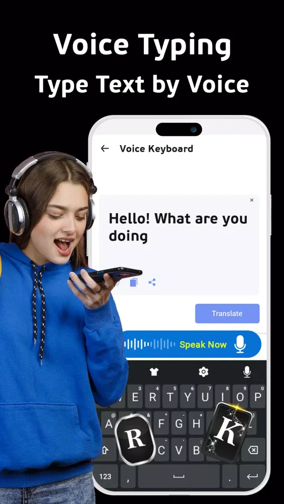 English Voice Typing Keyboard سکرین شاٹس