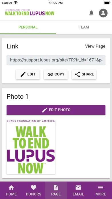 Screenshot di Walk to End Lupus Now