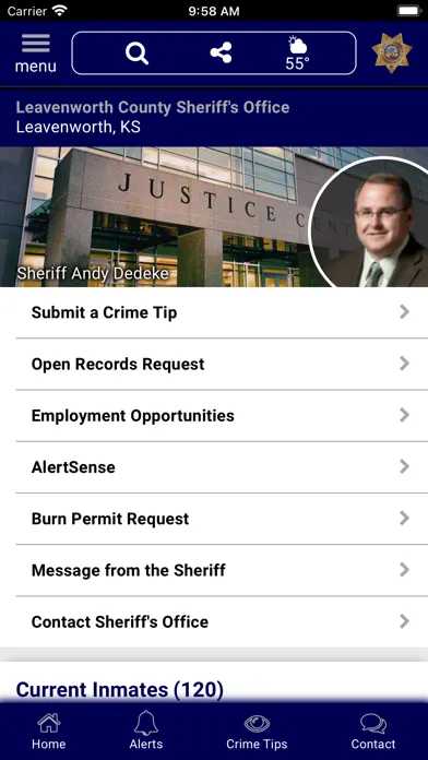Capturas de pantalla de Leavenworth County KS Sheriff