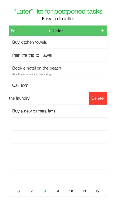 Captures d'écran de Today: Minimalist To-Do List