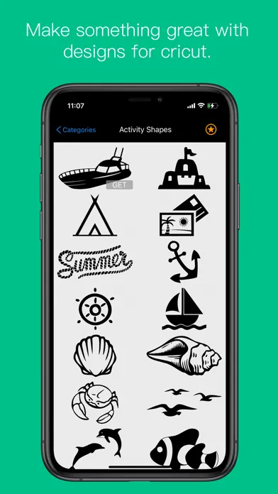 Captures d'écran de Shapes for Cricut