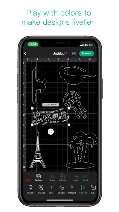 Design for Cricut Space Ekran Görüntüleri