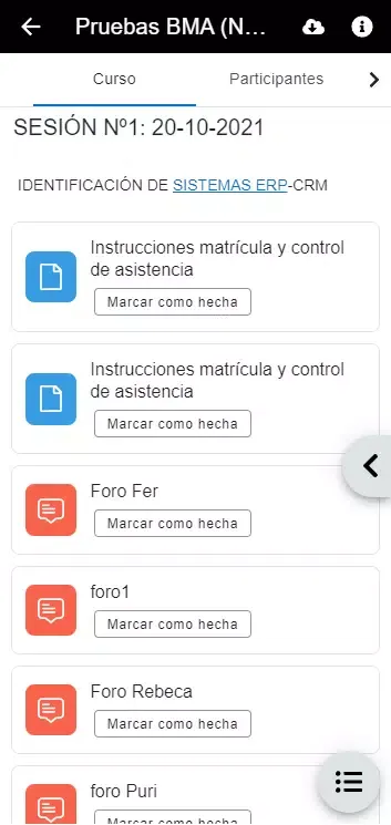 ภาพหน้าจอของ AV EducaMadrid