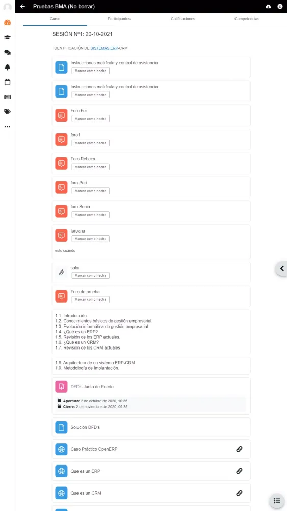 ภาพหน้าจอของ AV EducaMadrid