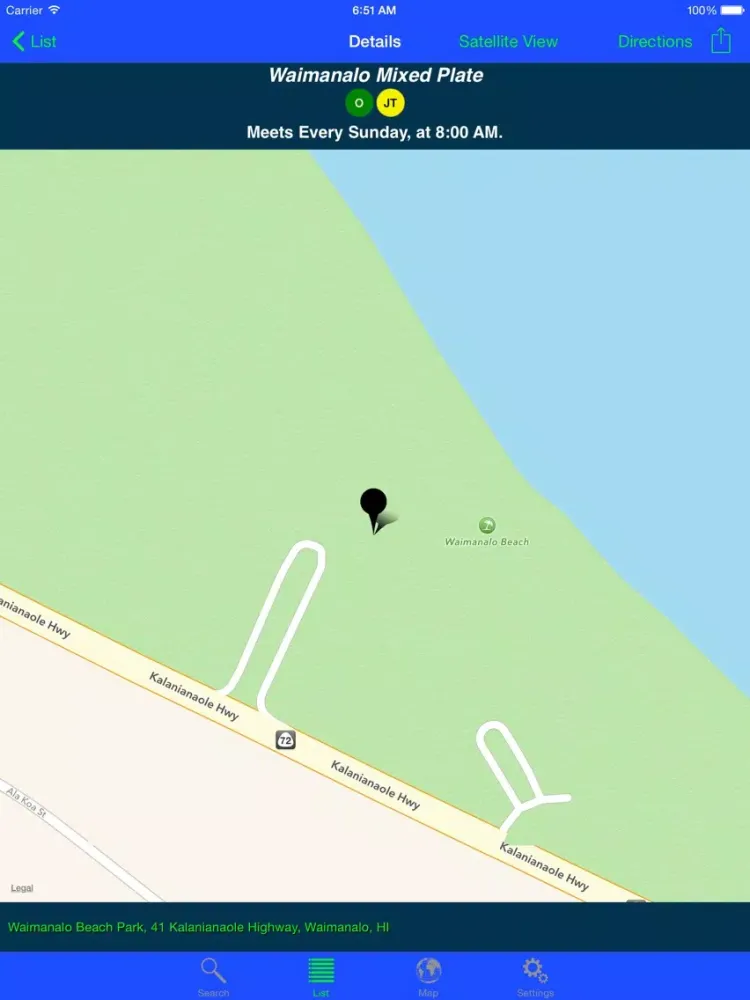 NA Hawaii iPad  Screenshots