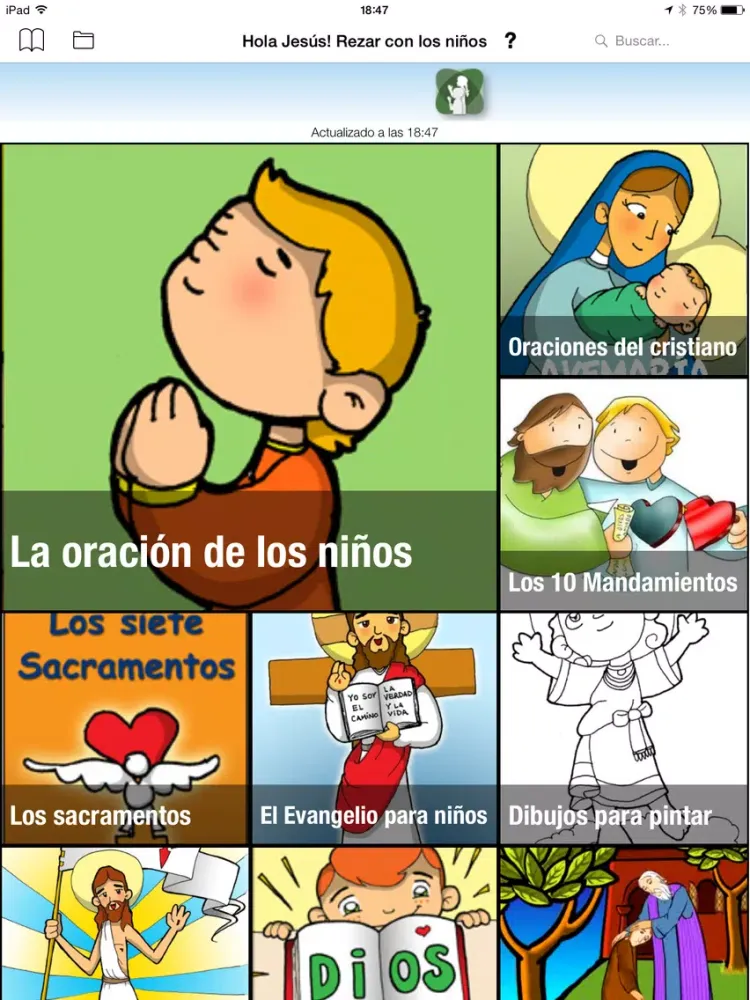 Capturas de tela do Hola Jesús! Rezar con niños iPad 