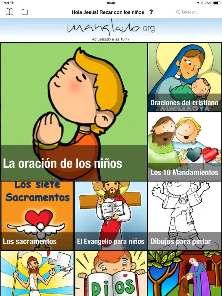 Capturas de tela do Hola Jesús! Rezar con niños iPad 