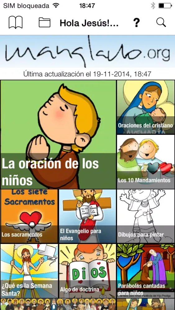 Capturas de tela do Hola Jesús! Rezar con niños