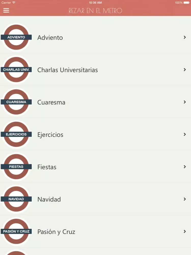 صور Rezar en el Metro iPad 
