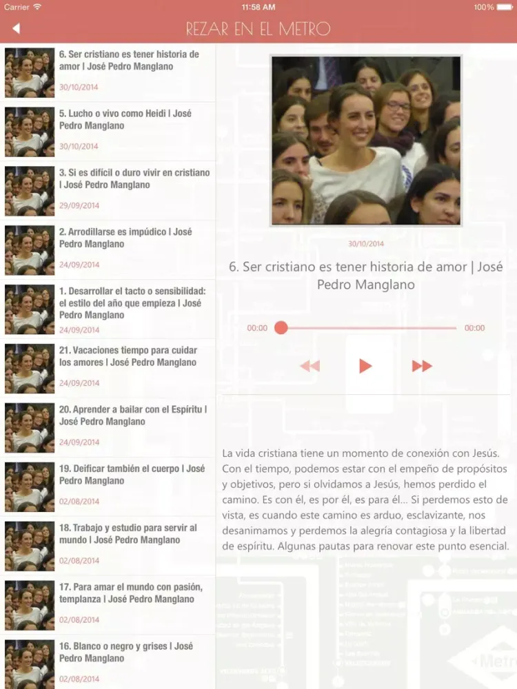 صور Rezar en el Metro iPad 
