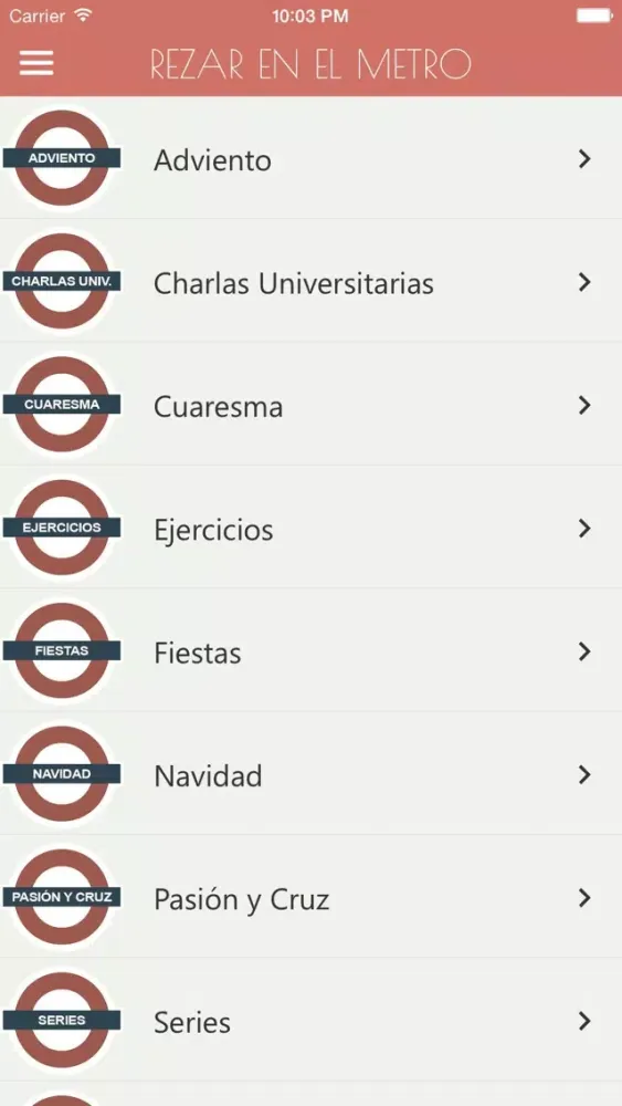 صور Rezar en el Metro