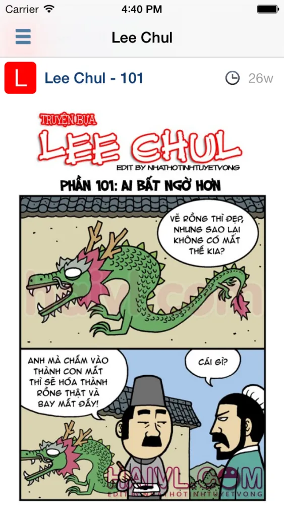 Tangkapan skrin Truyện Bựa Hàn Quốc