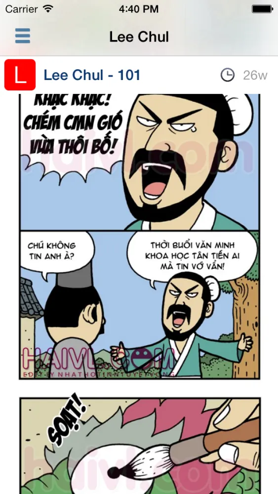 Tangkapan skrin Truyện Bựa Hàn Quốc