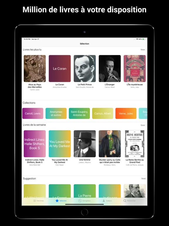 Captures d'écran de EBook Libre - Illimité iPad 