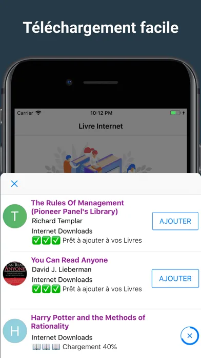 Captures d'écran de EBook Libre - Illimité