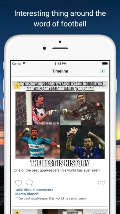 Troll Football - new point of view about the world of football, realtime comments: clubs, players, officials স্ক্রিনশট