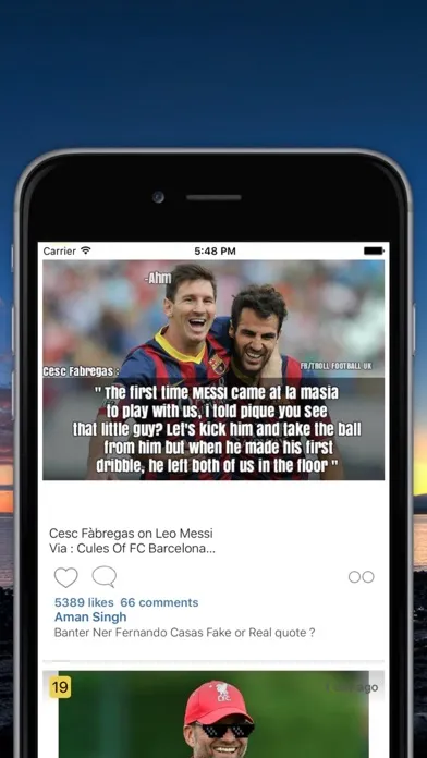 Troll Football - new point of view about the world of football, realtime comments: clubs, players, officials স্ক্রিনশট