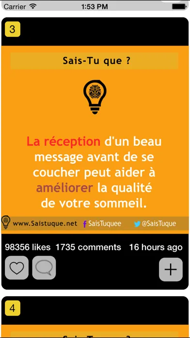 Ảnh chụp màn hình của Sais Tu Que?