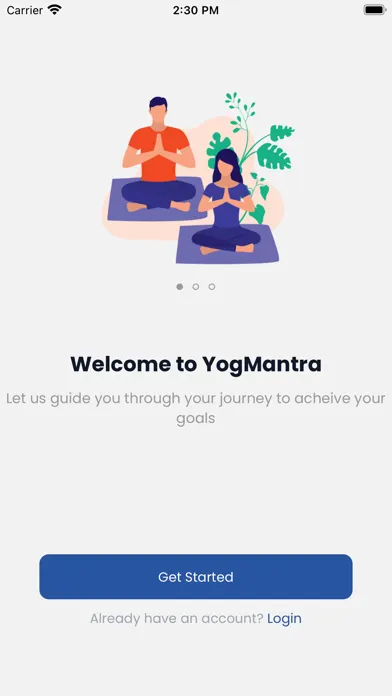 Tangkapan layar YogaMantra