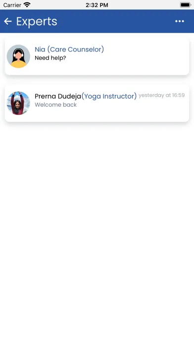 Tangkapan layar YogaMantra
