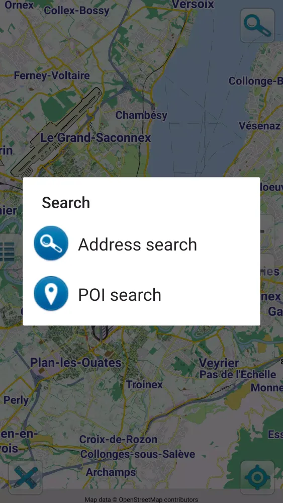 Map of Geneva offline Screenshots