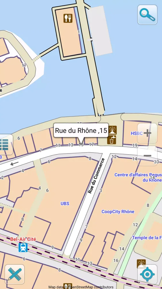 Map of Geneva offline Screenshots