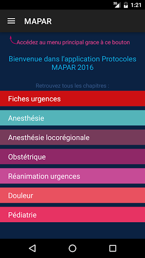 Protocoles MAPAR Screenshots