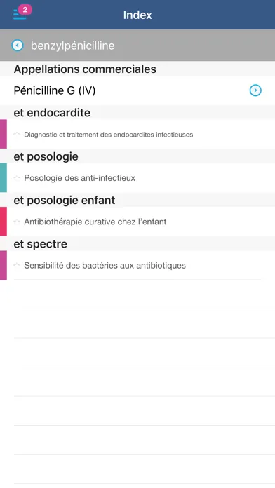 Captures d'écran de Protocoles MAPAR
